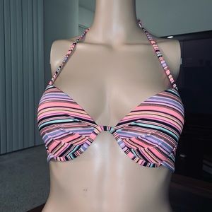 victoria secret fabulous bikini striped top
